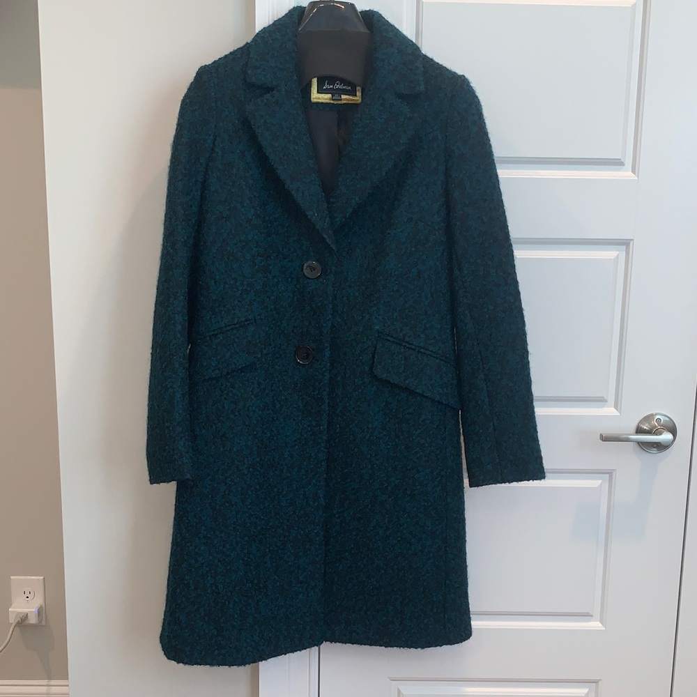 Sam Edelman Teal Textured Pea Coat